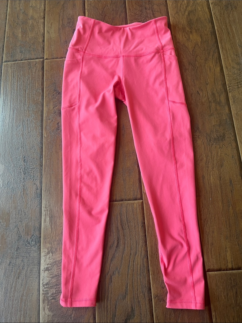 Victoria Sport High-Waist Active Leggings - Coral Pink Size Small